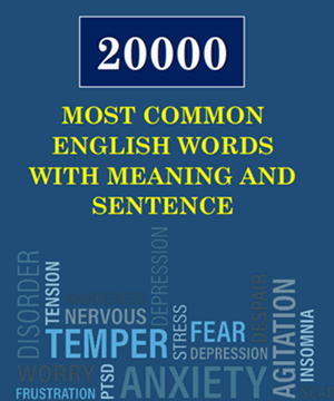 Most Common English Words with meaning