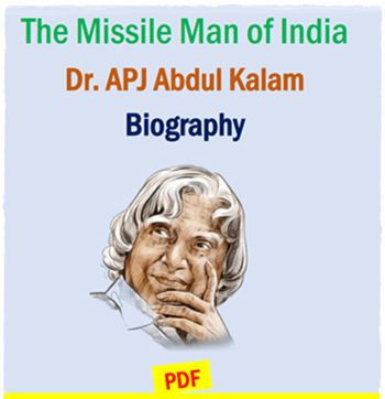 Biography of APJ Abdul Kalam in English PDF 